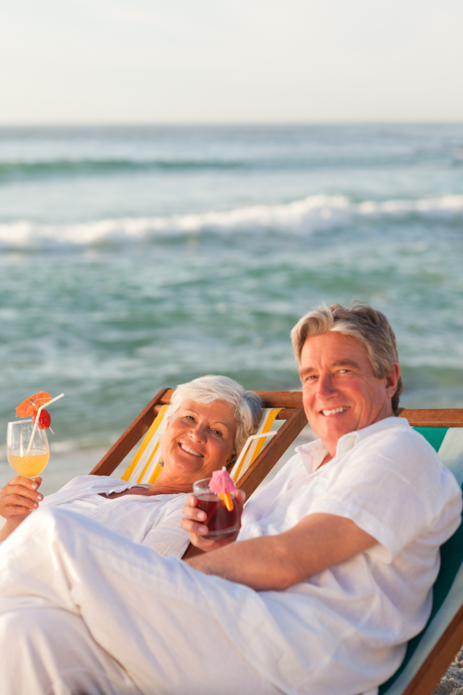 Senior couple reviewing finances — Michael and Sue case study.