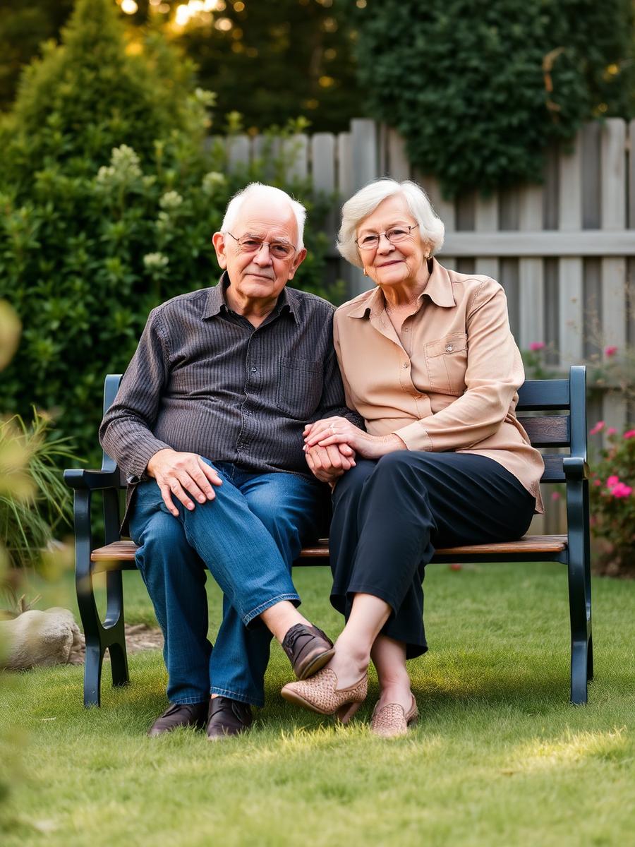 Senior couple at home — Steve and Mary case study.